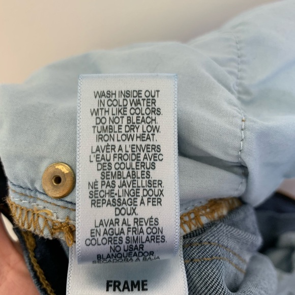 Frame denim distressed le high skinny jeans - Picture 8 of 8